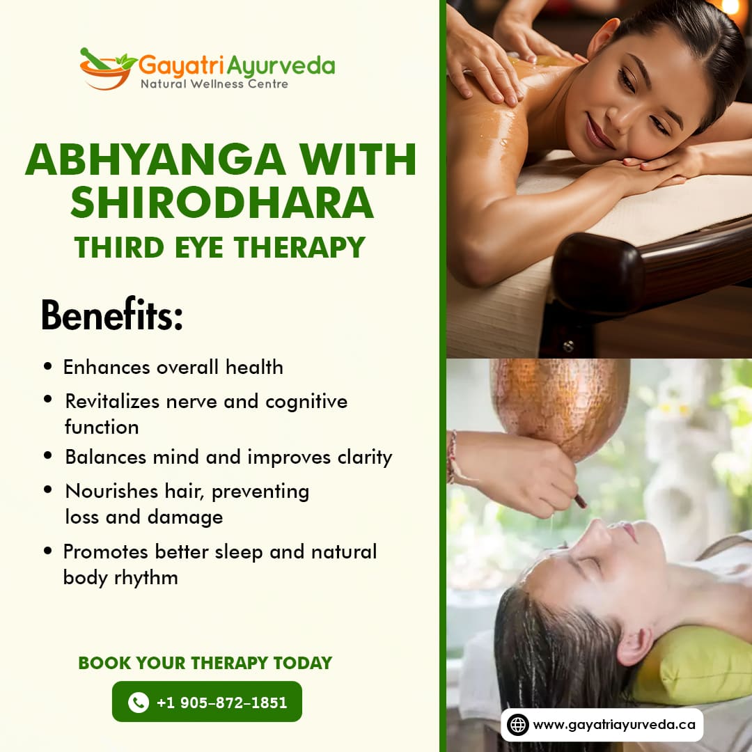 Abhyanga with Shirodhara